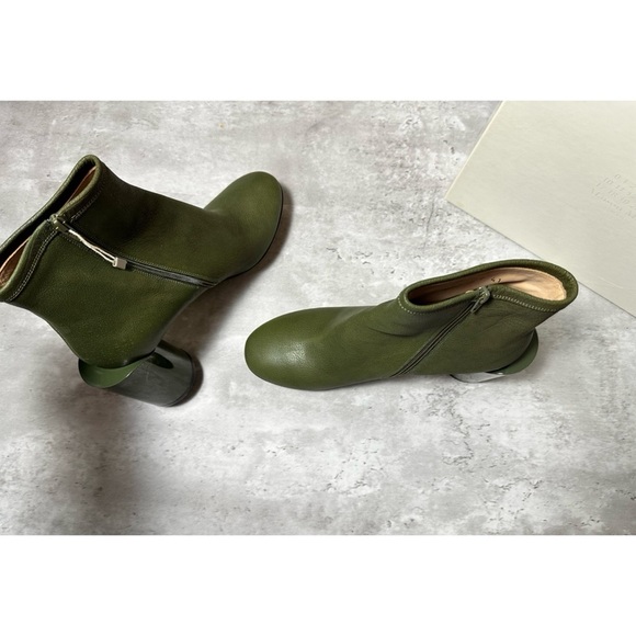 Maison Margiela off-center stacked heel ankle boot 41 - Picture 5 of 12
